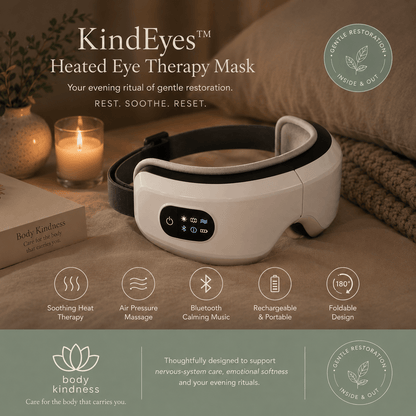 KindEyes™ Heated Eye Therapy Mask - Rechargeable & with Bluetooth