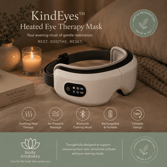 KindEyes™ Heated Eye Therapy Mask - Rechargeable & with Bluetooth