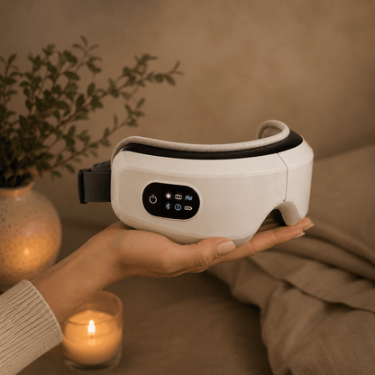 KindEyes™ Heated Eye Therapy Mask - Rechargeable & with Bluetooth