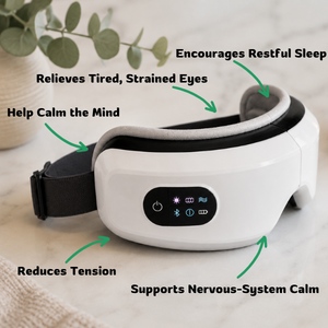 KindEyes™ Heated Eye Therapy Mask - Rechargeable & with Bluetooth